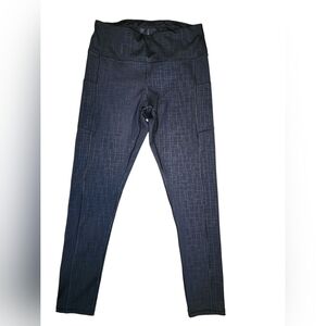 IUGA black leggings, size L